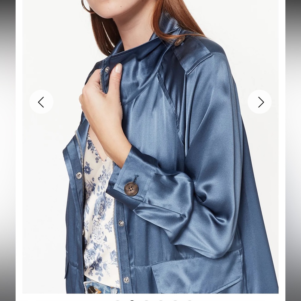 Cami NYC Quinn Silk Bomber XS - Picture 7 of 9
